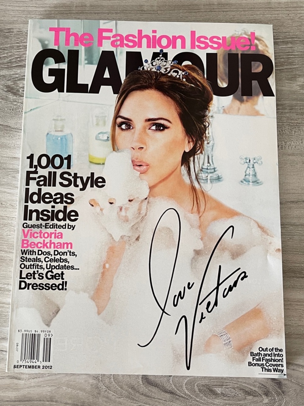 September 2012 Glamour Magazine